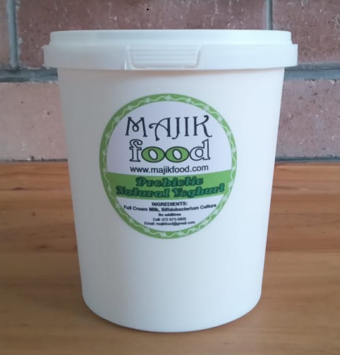 Natural Probiotic Yoghurt (1 L tub)